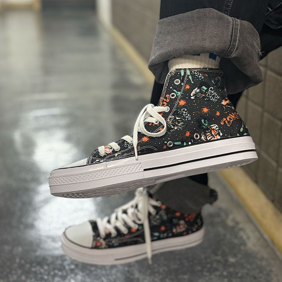 “Zombie” high cut sneaker