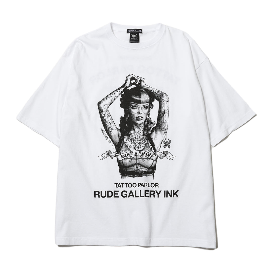 RUDE GALLERY セクシーTシャツ Small 2 RUDE GALLERY INK SS TEE 2ND – EROSTIKA