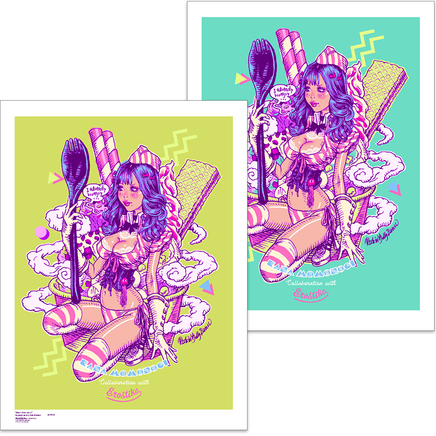 桃乃木かな x Rockin'Jelly Bean” Silk Screen Print 2. – EROSTIKA 桃乃木かな x Rockin'Jelly Bean” Silk Screen Print 2. – EROSTIKA