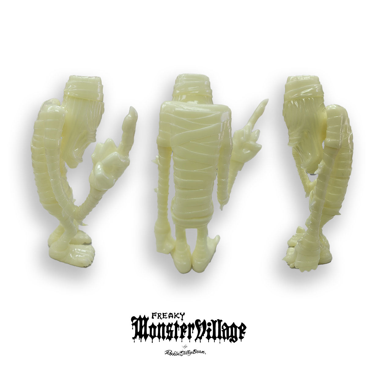 -Freaky Monsters Village- "MUMMIE MAN" SOFT VINYL TOY