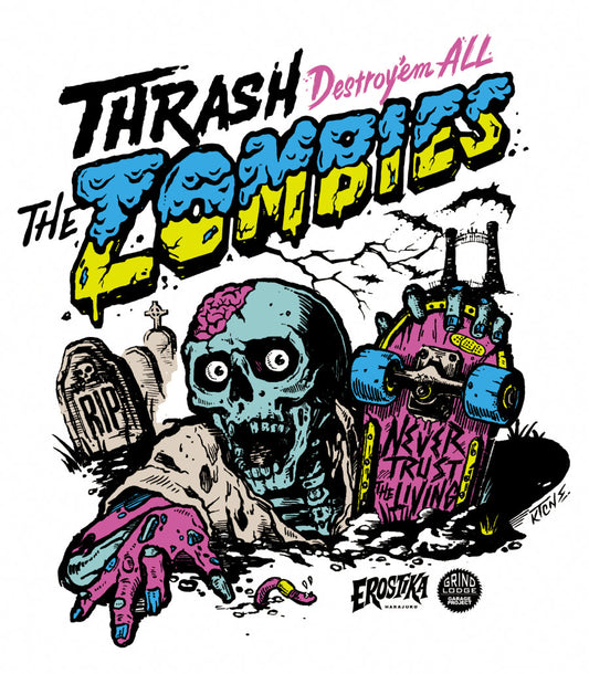"THRASH THE ZOMBIES" X "GRIND LODGE" COLLABORATION