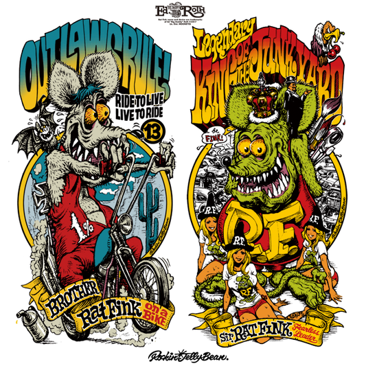 Rockin'Jelly Bean x Rat Fink