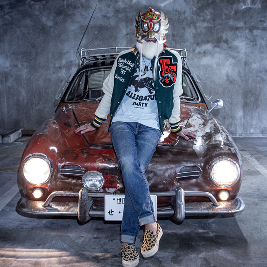 The first Rockin'Jelly Bean designed Varsity Jacket