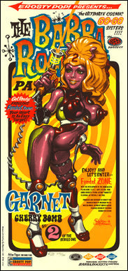THE BARBA ROCKETS PATROL "GARNET" Silk Screen Print