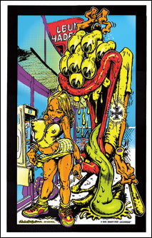"THE EYES CREAM MAN" Silk Screen Print