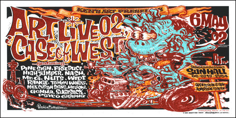 ART LIVE '02 "CASE of WEST" Silk Screen Print