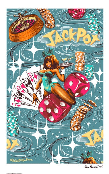 "JACK POT BABY" Silk Screen Print
