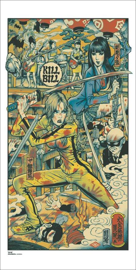 "KILL BILL" Silk Screen Print