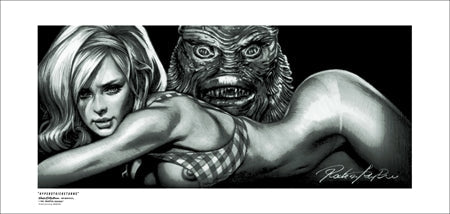 “Peeper from the Black Lagoon” Silk Screen Print