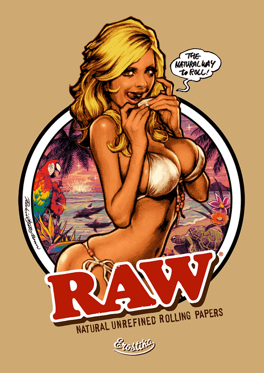 "RAW x Rockin'Jelly Bean" Lenticular Poster