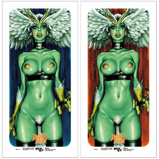"BEAUTY BIRD DEMON - SIRENE -" Silk Screen Print 2nd