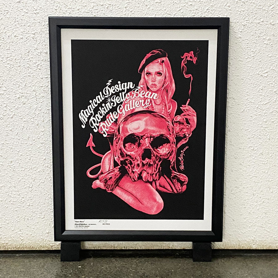 "PARIS NOIR" Silk Screen Print