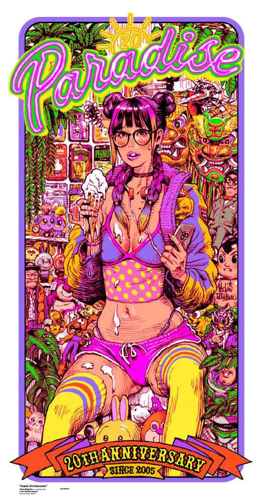 “Paradise 20th anniversary” screen print 2nd