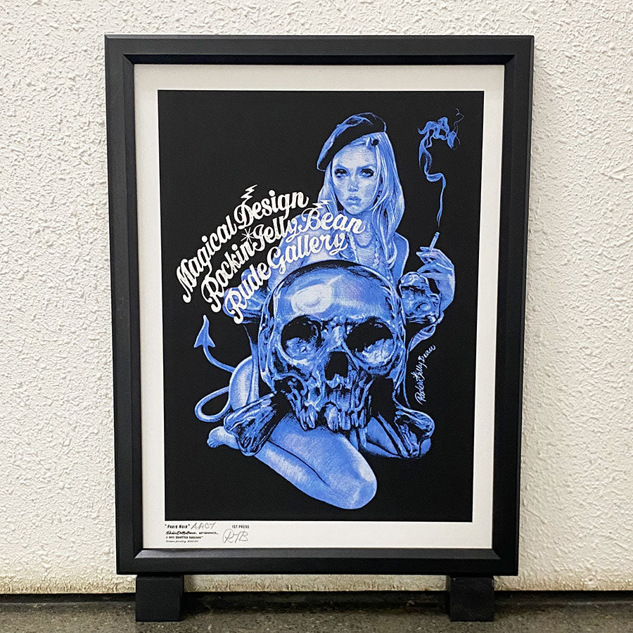 "PARIS NOIR" Silk Screen Print