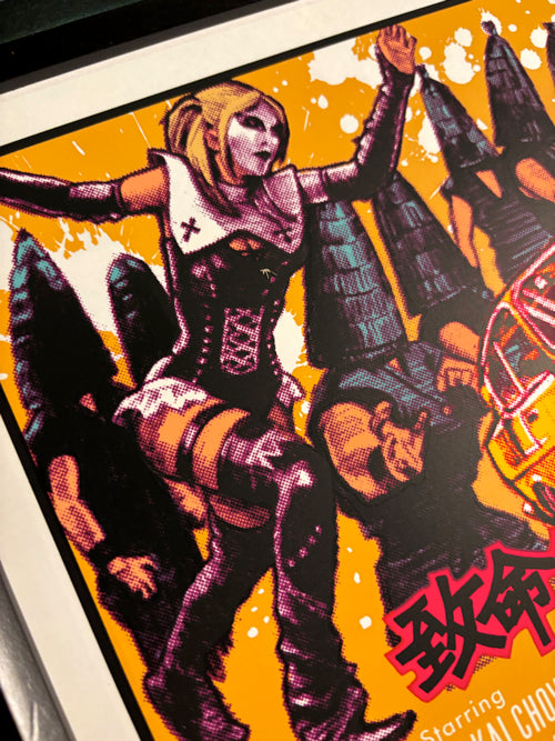 "DEADLY KUNG-FU GIRL" Silk Screen Print (1st)