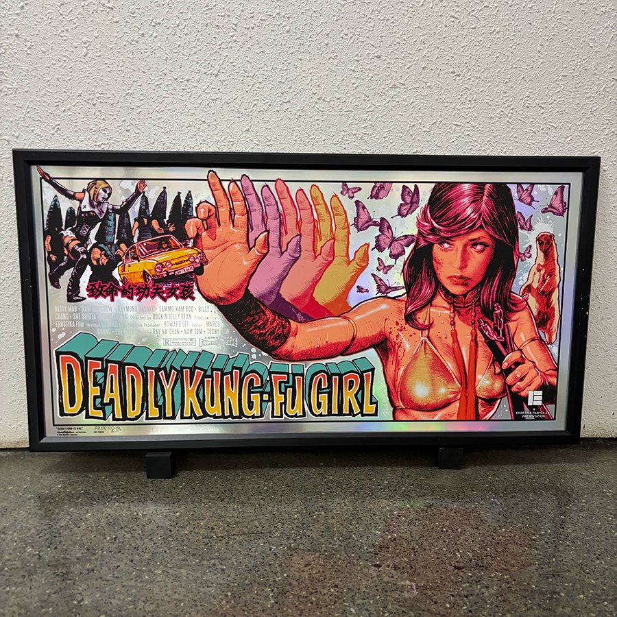 ロッキンジェリービーン DEADLY KUNG-FU GIRL ポスターHOLO DEADLY KUNG-FU GIRL