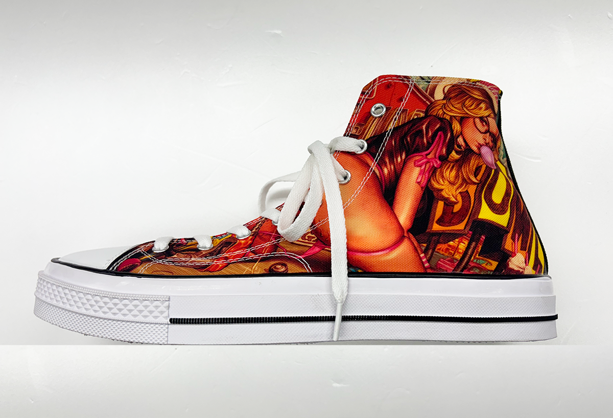 “Roller Girl GT” high cut sneaker