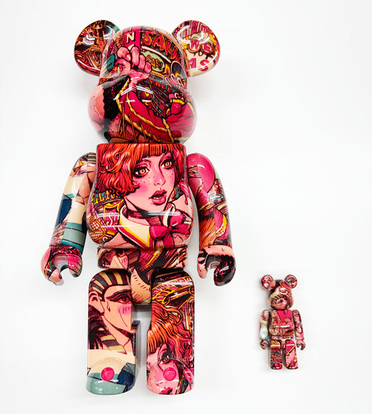 BE@RBRICK Rockin'Jelly Bean SET of 2 (100% & 400%)