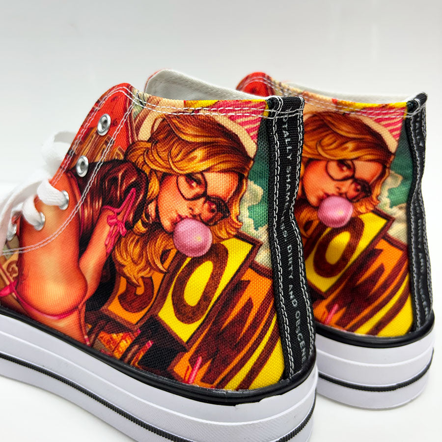 “Roller Girl GT” high cut sneaker