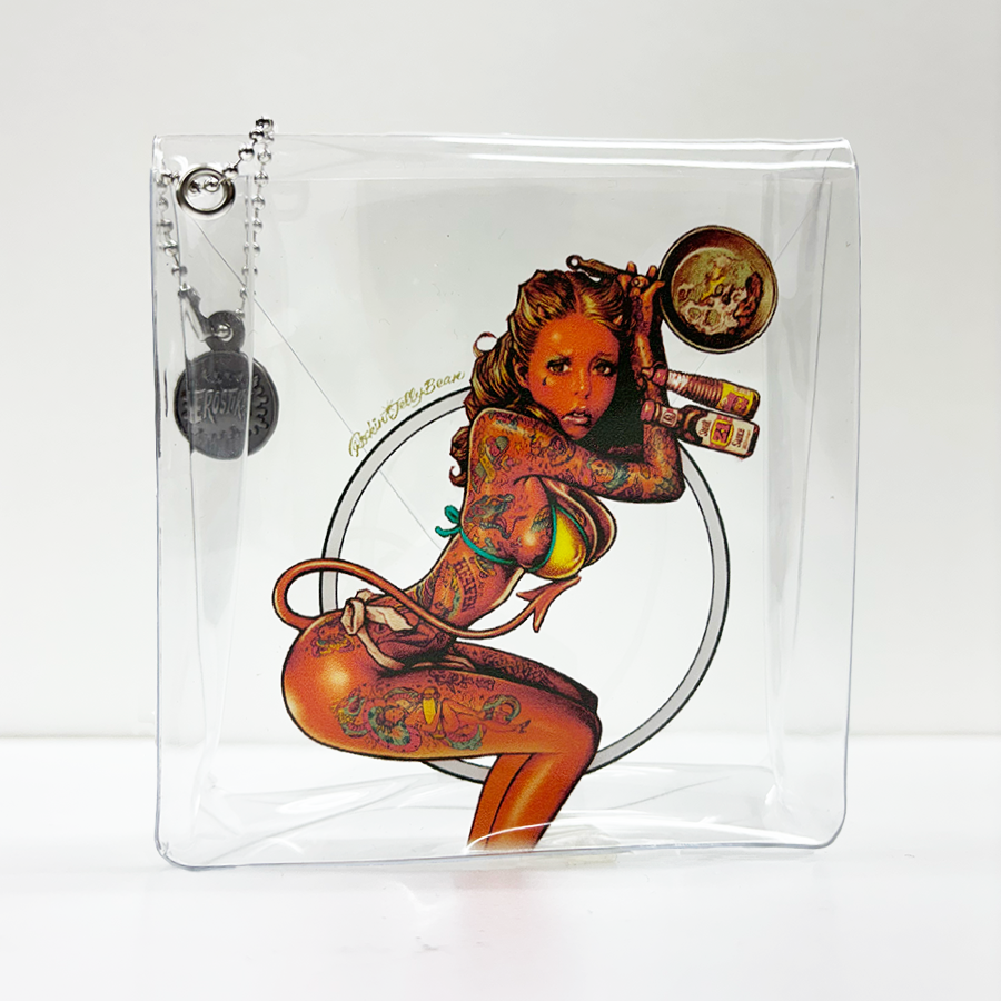 Rockin'Jelly Bean Clear PVC Pouch
