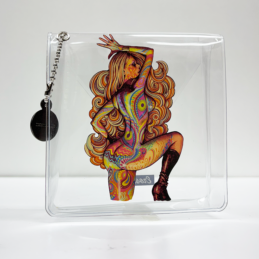 Rockin'Jelly Bean Clear PVC Pouch