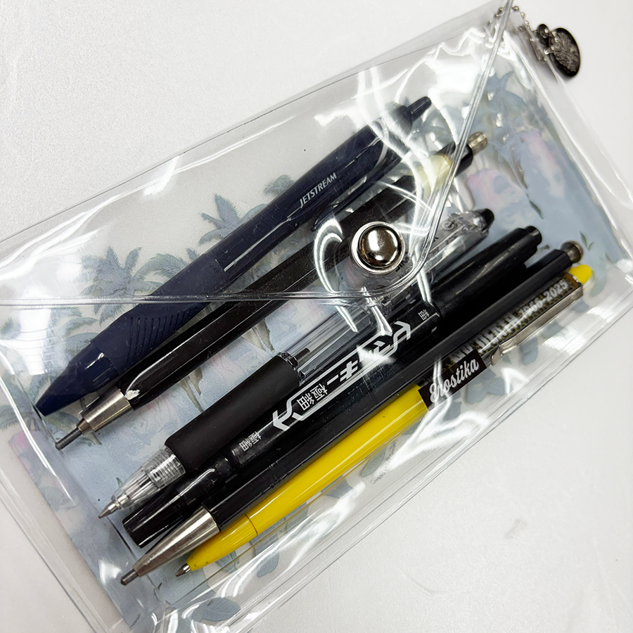 Rockin'Jelly Bean Clear PVC Pouch