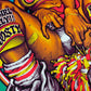 "NAUGHTY CHEERHEADZ" Silk Screen Print 2nd