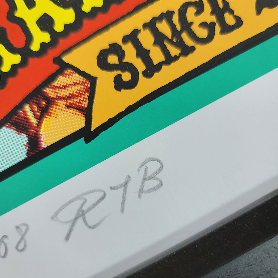 “Paradise 20th anniversary” screen print