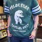 "POLAR BEAR MARTIAL ARTS DOJO" LINE T-SHIRT / FLOCKY PRINT