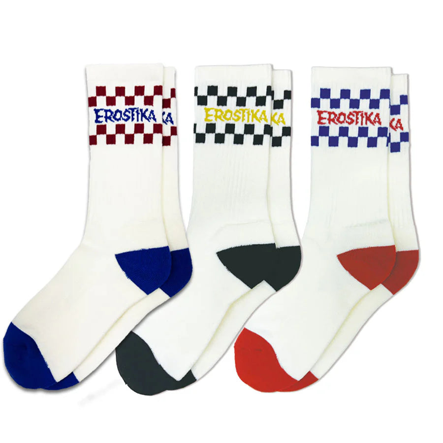 "CHECKER LOGO" Sport Socks