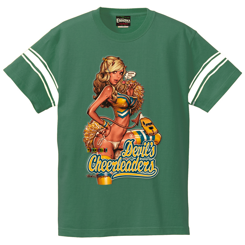 Tシャツ(半袖+袖なし) EROSTIKA Devil's Cheerleaders Devil's Cheerleaders” T-Shirt – EROSTIKA