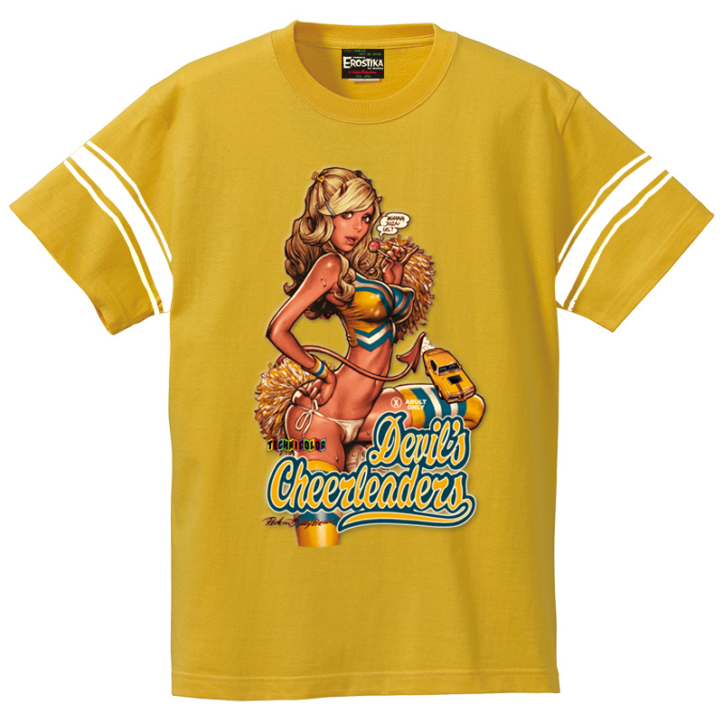 Tシャツ(半袖+袖なし) EROSTIKA Devil's Cheerleaders Devil's Cheerleaders” T-Shirt – EROSTIKA