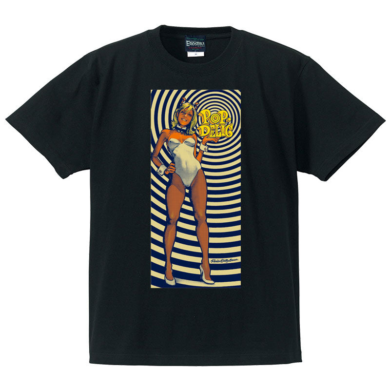 POP DELIC Tシャツ XL ブラック EROSTiKA POP-DELIC GIRL