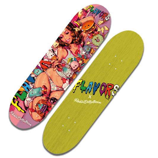 永*野様 サンタクルーズxロッキンジェリービーン　デッキセット 未開封☆FLAVORS x Rockin' Jelly Bean スケボーデッキ - メルカリ