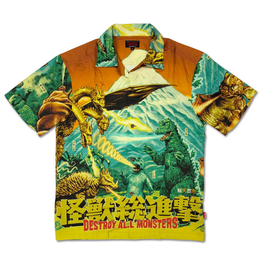 Destroy All Monsters” Open Shirt – EROSTIKA