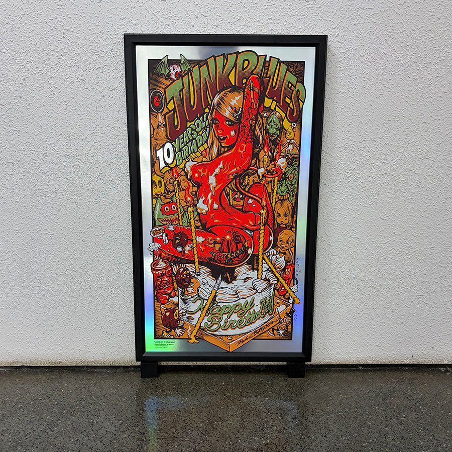 “JUNK BLUES 10th Anniversary” Silk Screen Print