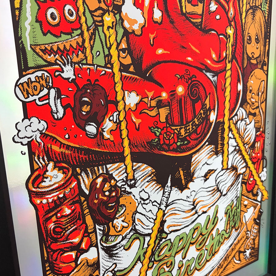 “JUNK BLUES 10th Anniversary” Silk Screen Print