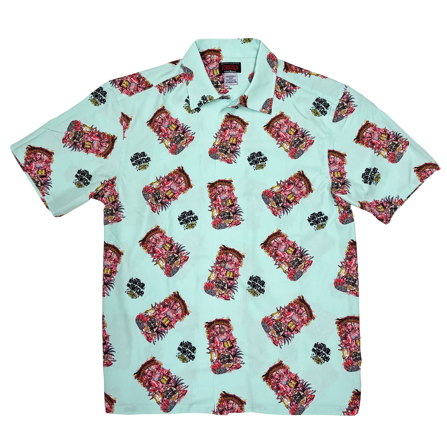“JUNK BLUES x Rockin’Jelly Bean” Open Shirt