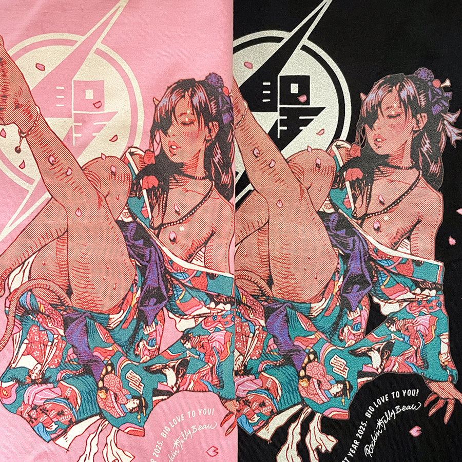 "Kyoka Hijiri x Rockin' Jelly Bean" T-Shirt 2