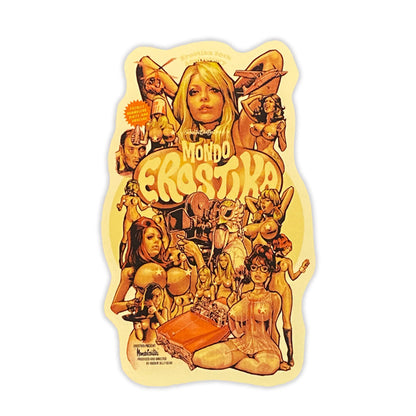 "MONDO EROSTIKA" STICKER