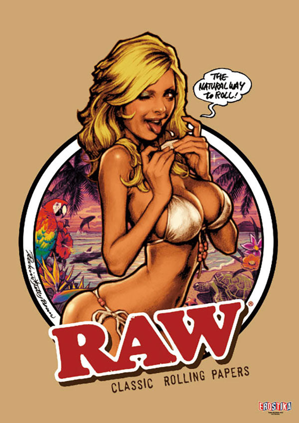 ロッキンジェリービーン RAW GIRLS 3 LENTICULAR ポスター RAW GIRL Japanesque