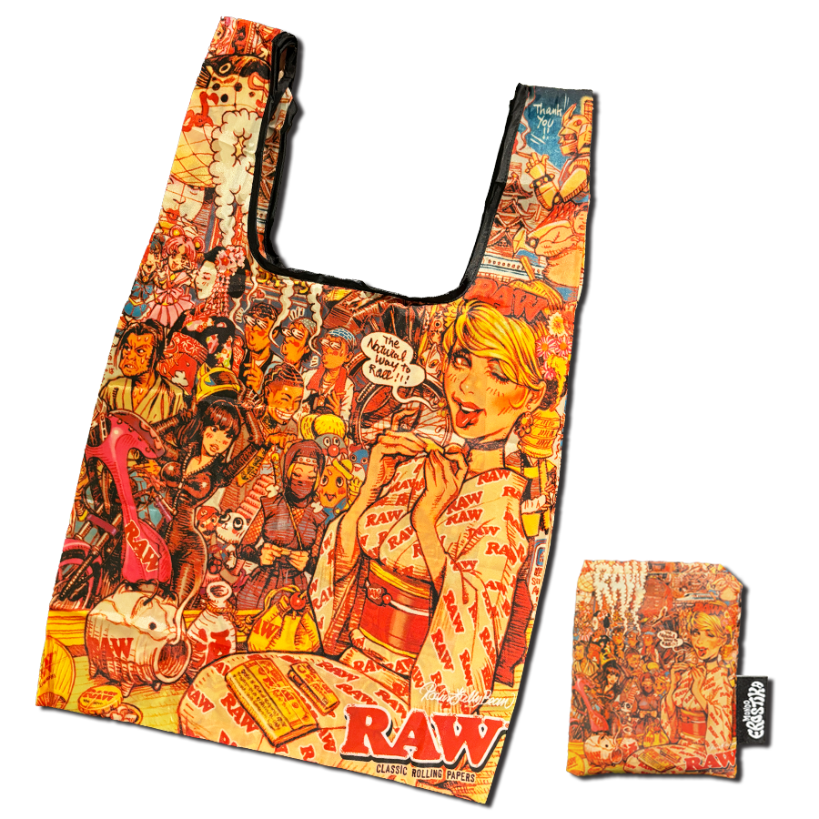 Erostika Rockin'Jelly Bean トートバッグ RAW x Rockin'Jelly Bean