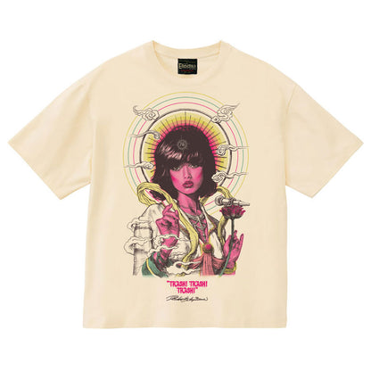 “MOMOE BOSATSU” Square T-Shirt