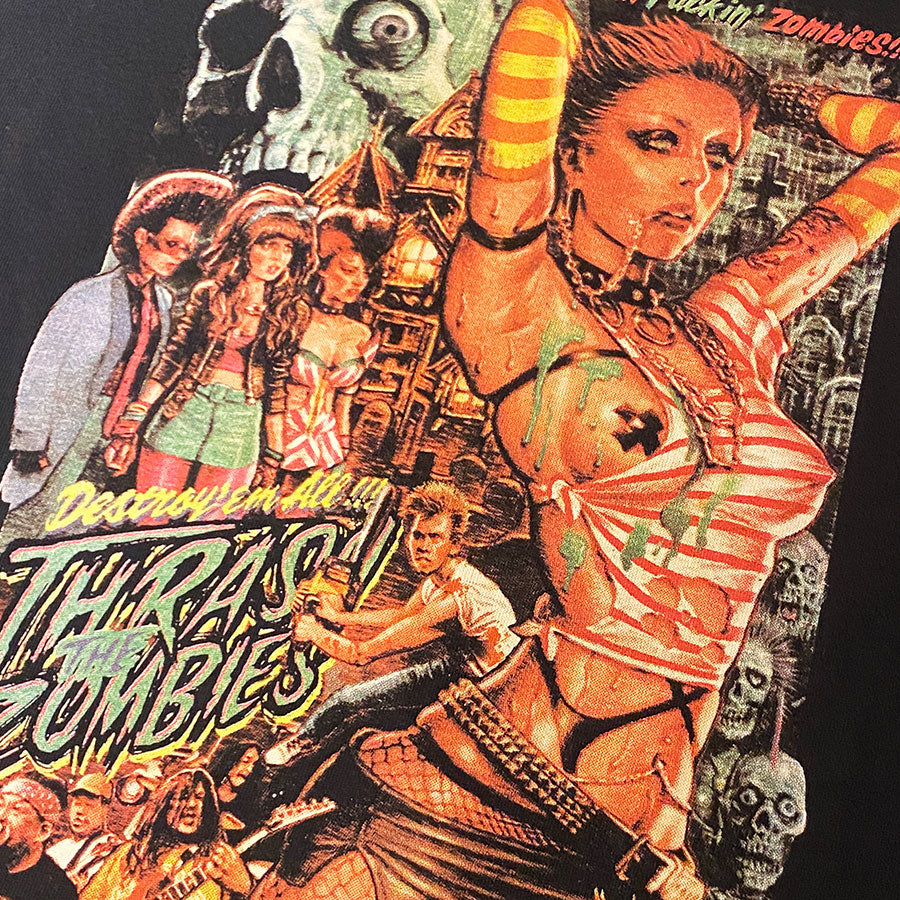 "Destroy'em All!　Thrash the Zombies"  LS T-shirt