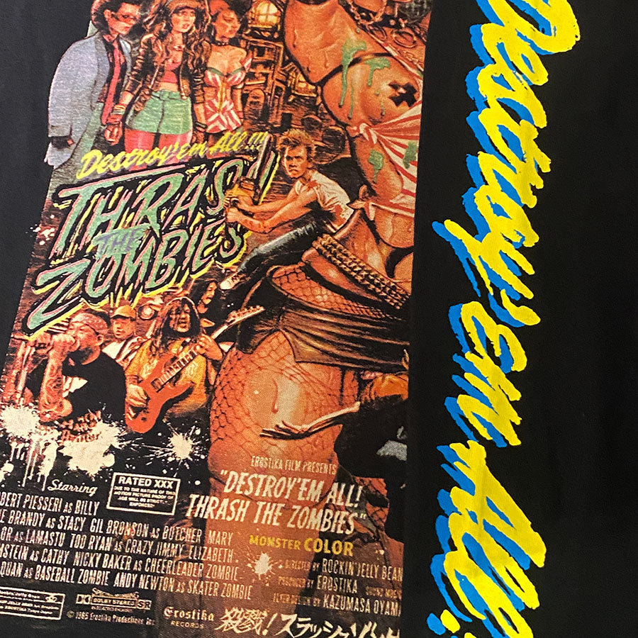 "Destroy'em All!　Thrash the Zombies"  LS T-shirt