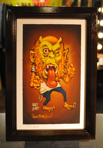RUMBLE MONSTER DOOM EROTIKA サイン入りポスター NEIGBORHOOD x EROSTIKA Screen Print Poster & Frame (EROSTIKA