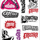 "EROSTIKA LOGO" Sticker Sheet